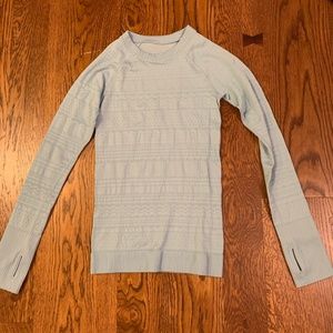Ivivva Baby Blue Form Fitting Sweater